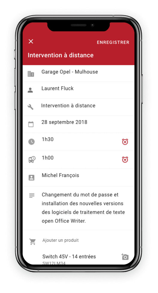 Application émtier projis dans téléphone